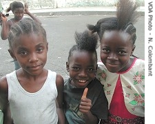 Street girls in Monrovia